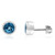 Boucles d'oreilles en argent et Topaze de Marambaia