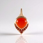 Ciondolo in argento con Corniola (KM by Juwelo)