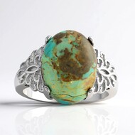 Anello in argento con Turchese