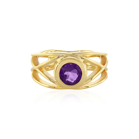 Uruguayan Amethyst Silver Ring