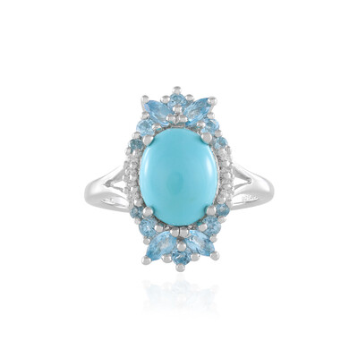 Anello in argento con Turchese Sleeping Beauty
