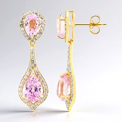 Orecchini in argento con Kunzite