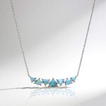 Collana in argento con Larimar