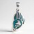 Ciondolo in argento con Turchese Kingman Mohave Blu (Jones Lee)