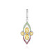 Colgante en plata con Berilo amarillo