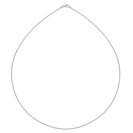 Omega-Silberhalsreif (MONOSONO COLLECTION)