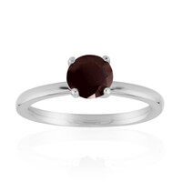 Anello in argento con Granato