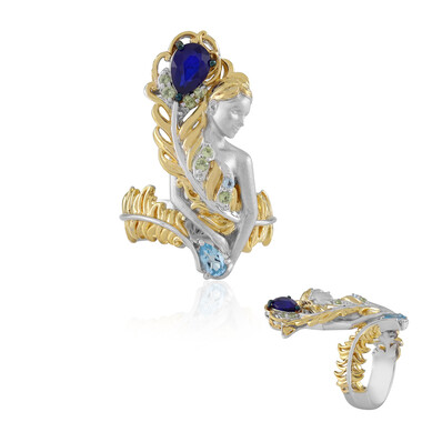Edelstein-Silberring (Gems en Vogue)