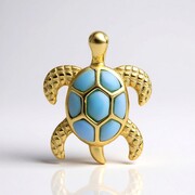 Larimar-Silberanhänger