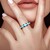 Anillo en plata con Turquesa bella durmiente (Faszination Türkis)