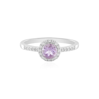 Anello in argento con Ametista Rose de France