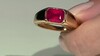 Anillo en plata con Rubí de Bemainty