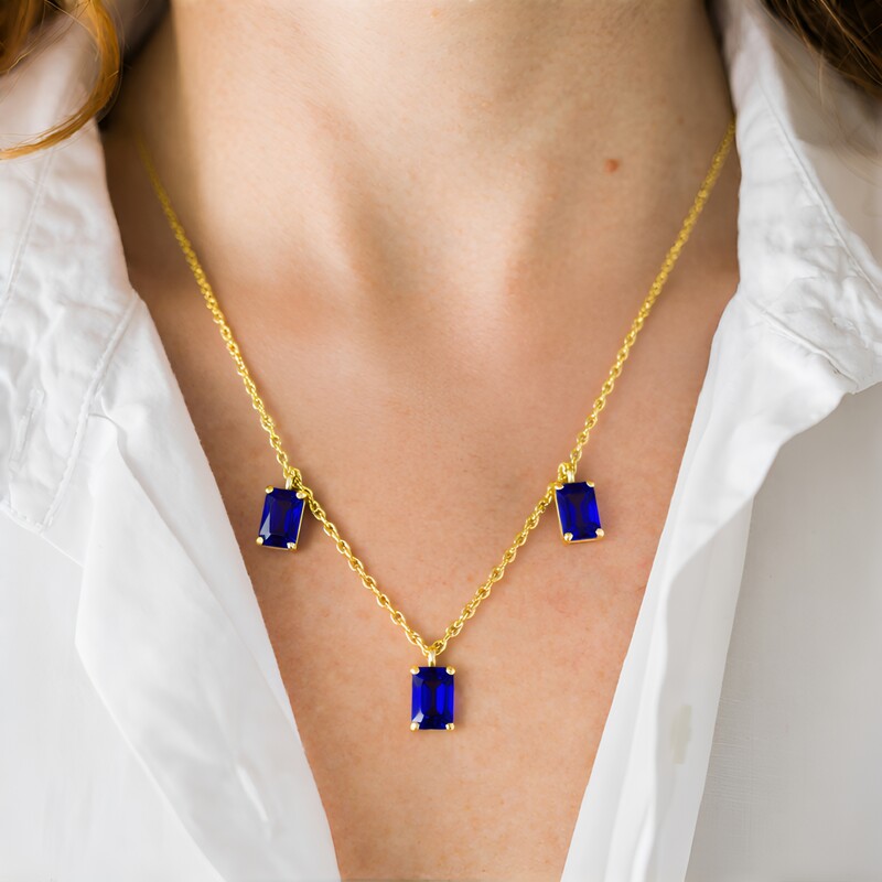 Collier en or et Tanzanite (de Melo)