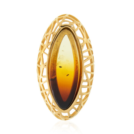 Pendentif en argent et Ambre baltique (dagen)