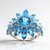 Anello in argento con Topazio Marambaia (de Melo)