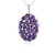 Sambia-Amethyst-Silberhalskette