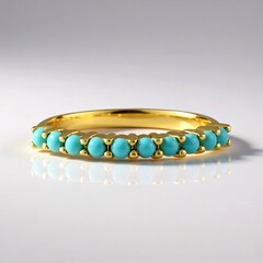 Anello in argento con Turchese Sleeping Beauty (Faszination Türkis)