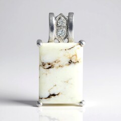 Ciondolo in argento con Magnesite