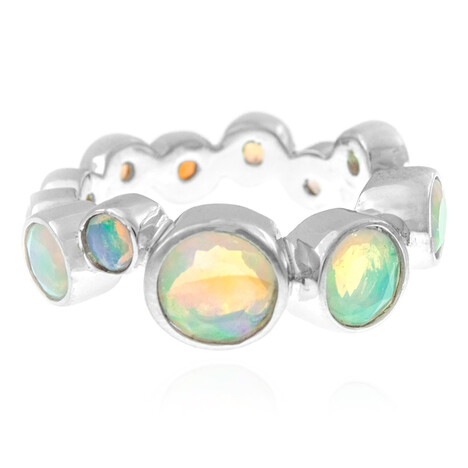Welo Opal Silver Ring