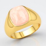 Anello in argento con Morganite