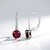 Orecchini in argento con Rodolite