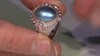 Zilveren ring met een blauwe Mabe parel (Dallas Prince Designs)
