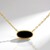 Collana in argento con Onice Nero