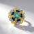 Anello in argento con Turchese Sleeping Beauty (Gems en Vogue)