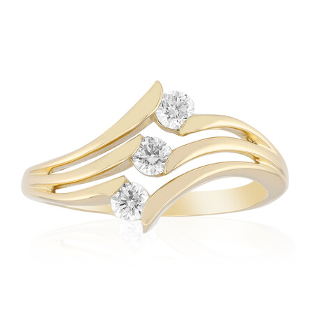 Anello in oro con Diamante SI1 (G) (Annette)