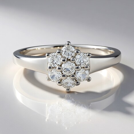 Anello in argento con Zircone