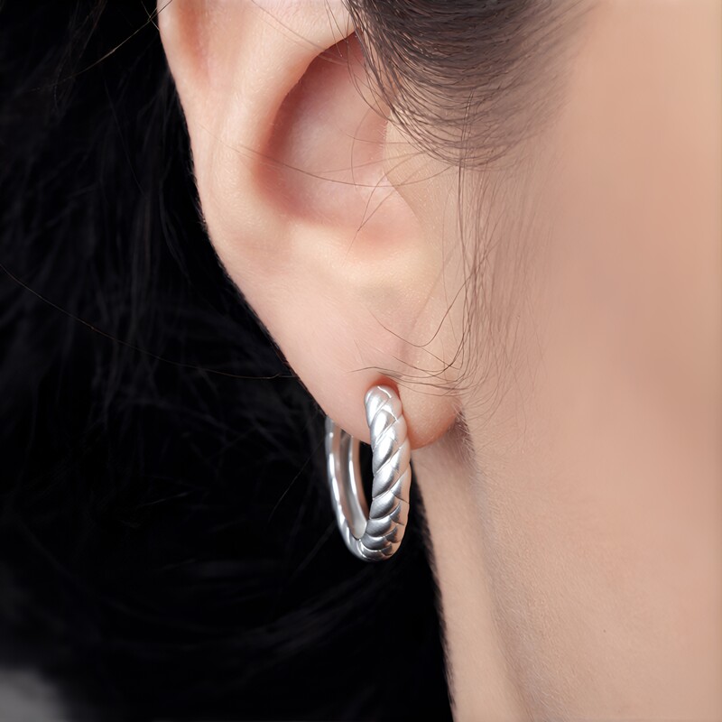 Silberohrringe