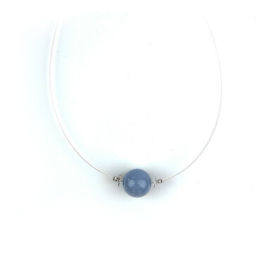 Collana in argento con Angelite