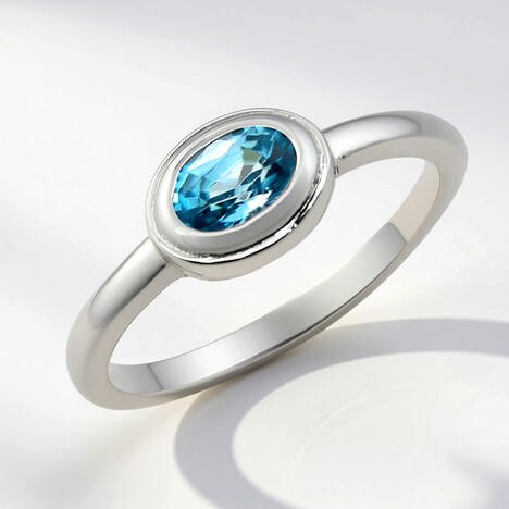 Anello in argento con Zircone Ratanakiri