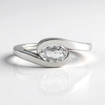 Anello in argento con Zircone