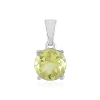Ciondolo in argento con Quarzo Ouro Verde