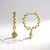 Orecchini in argento con Diamante Champagne I2