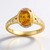 Anello in oro con Sfalerite (CIRARI)