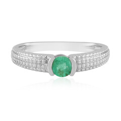 Anillo en plata con Esmeralda de Colombia (de Melo Essence)