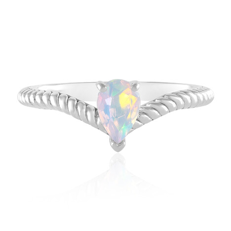 Bague en argent et Opale Welo