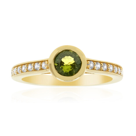 Anello in argento con Idocrasio