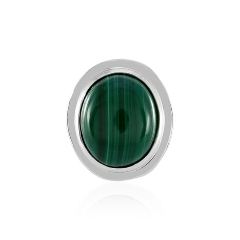 Ciondolo in argento con Malachite (MONOSONO COLLECTION)