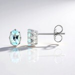 Orecchini in argento con Ambligonite