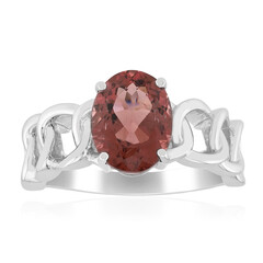Zilveren ring met een Rode apatiet