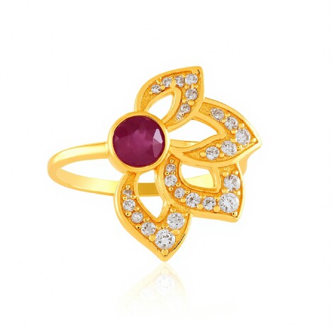 Bague en argent et Rubis de Madagascar (de Melo Essence)