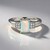 Anello in argento con Opale di Welo