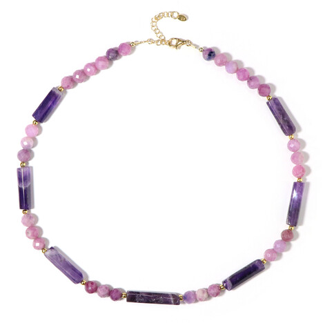 Edelstein-Silberhalskette (Riya)