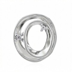 Colgante en plata con Diamante SI1 (G)