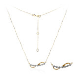 Collana in oro con Diamante IF (D) (Annette)