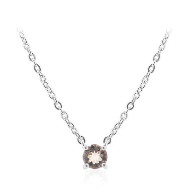 Collana in argento con Morganite
