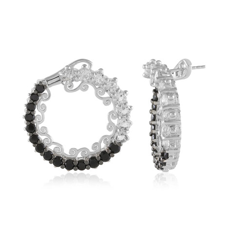 Boucles d'oreilles en argent et Topaze blanche (Dallas Prince Designs)